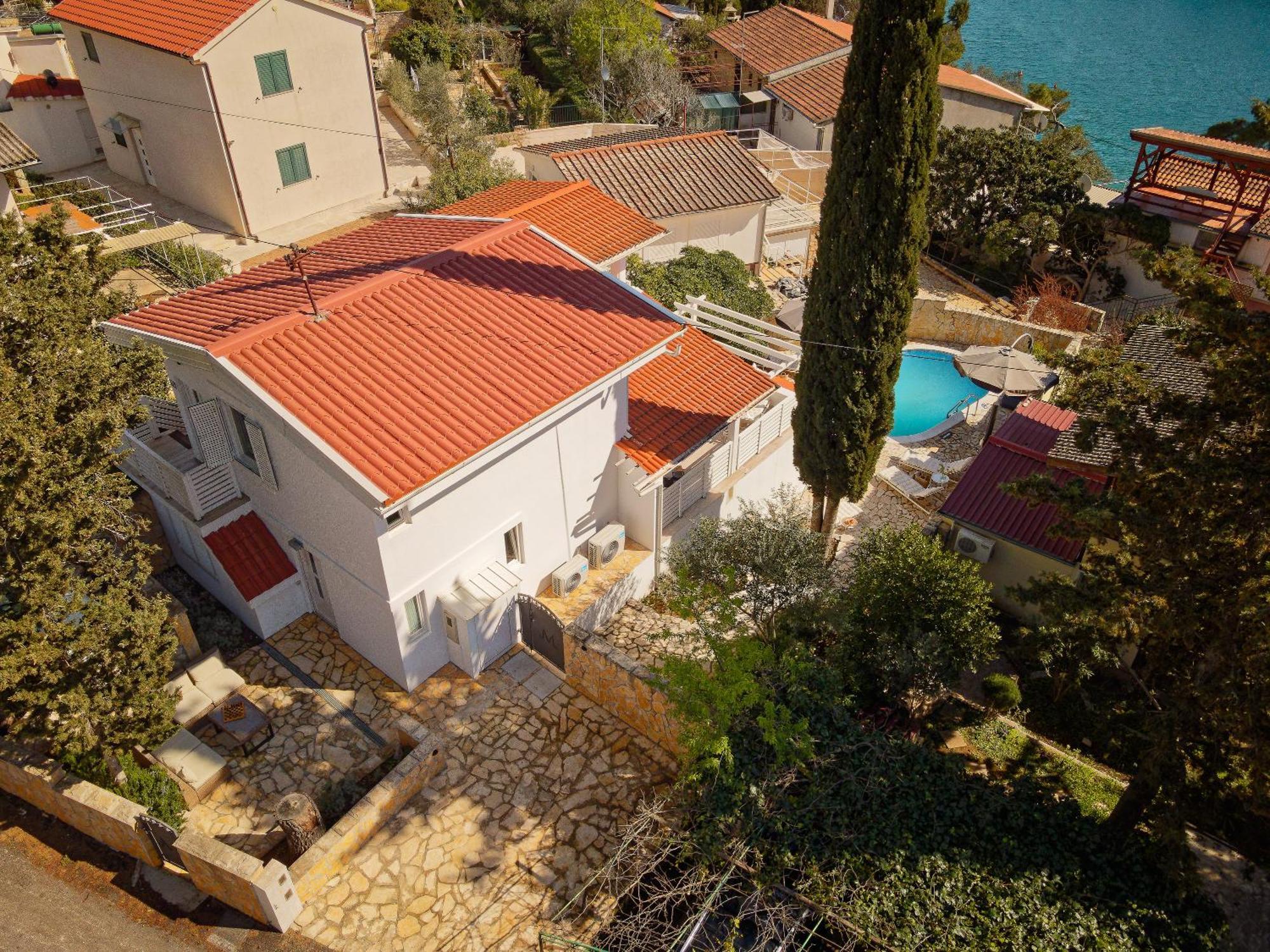 Villa Hvar With Pool Vrboska Exterior foto